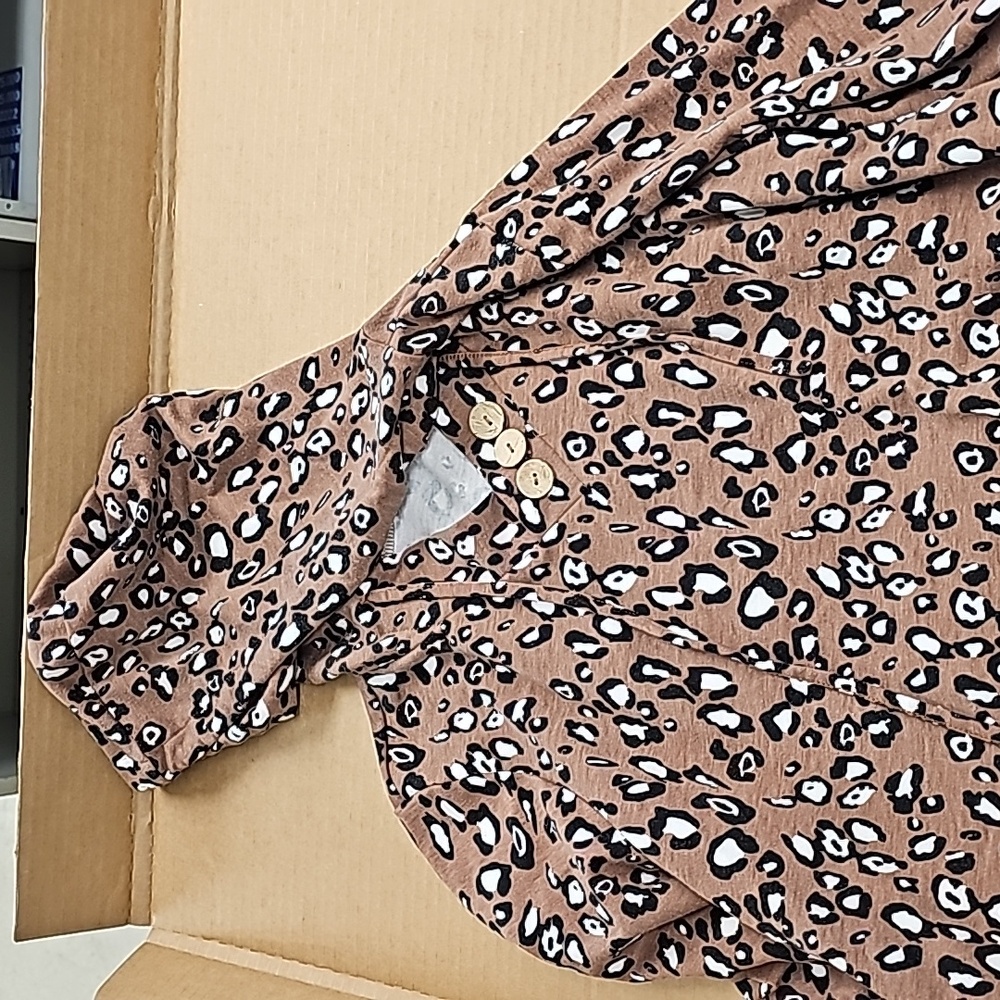 Woman's Leopard Print Hoodie